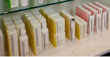 image of DermaQuest primary and secondary packaging 