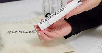 dermaquest product niacinamide serum being displayed
