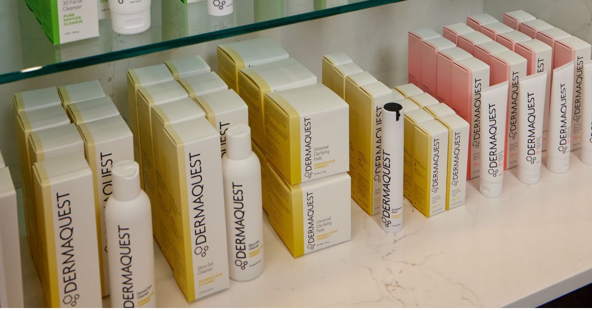 image of DermaQuest primary and secondary packaging 