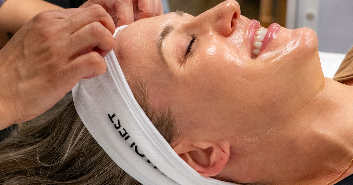 patient receiving dermaquest treatment